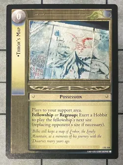 THROR'S MAP 1R 318 Decipher Lord of the Rings Fellowship - Image 1