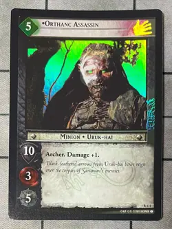 *foil* ORTHANC ASSASSIN Decipher Lord of the Rings Fellowship - Image 1