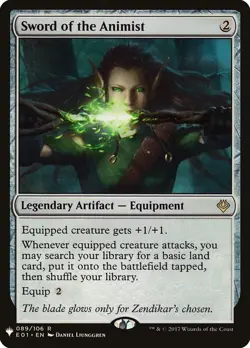 Sword of the Animist The List NM MTG - Image 1
