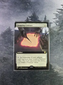 Tempting Contract (Extended Art) Commander 2021 Regular - Image 1