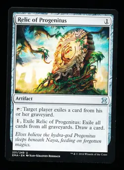 * * 1x Relic of Progenitus x1 * * Eternal Masters MTG NM Near Mint - Image 1