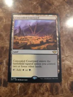 Concealed Courtyard Outlaws of Thunder Junction NM MTG Regular - Image 1