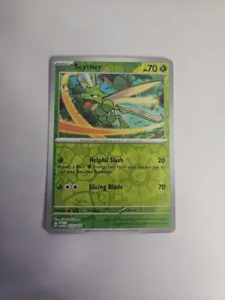 Scyther 123/165Sv: Scarlet & Violet 151 Reverse Holo Pokemon TCG NM 2023 - Image 1