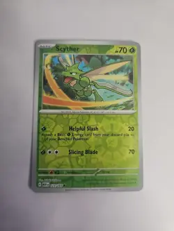 Scyther 123/165Sv: Scarlet & Violet 151 Reverse Holo Pokemon TCG NM 2023 - Image 2