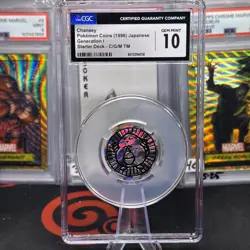 CGC 10 Chansey Pokemon Coin - 1996 Base set Japanese - Image 1