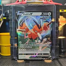 Dodrio V Fusion Strike Ultra Rare Pokemon TCG 201/264 Sword & Shield - Image 1