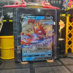 Kingler V Brilliant Stars Ultra Rare Pokemon TCG 028/172 Sword & Shield SWSH09 - Image 3