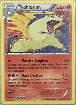 Typhlosion XY BREAKthrough 20/162 Holo Rare 2015 Pokemon TCG Near Mint - Image 1