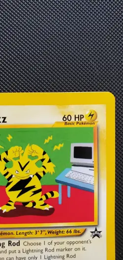 Pokemon Electabuzz BLACK STAR 46 - WOTC PROMO - POKEMON LEAGUE 2002 VLP - Image 3