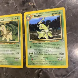 Pokemon TCG Bayleef Neo Genesis 28/111 29/111 And Chikorita 53/111 - Image 2
