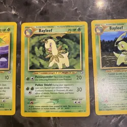 Pokemon TCG Bayleef Neo Genesis 28/111 29/111 And Chikorita 53/111 - Image 3