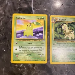 Pokemon TCG Bayleef Neo Genesis 28/111 29/111 And Chikorita 53/111 - Image 4