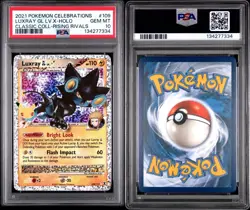 2021 Pokemon Celebrations Luxray GL LV.X Classic Collection PSA 10 Gem Mint - Image 3