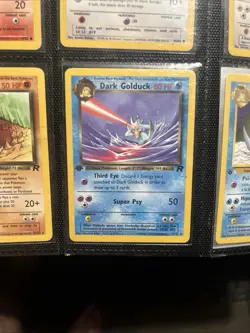 Dark Golduck - 1st Edition - 37/82 Team Rocket - Pokemon TCG - 2000 - Image 1