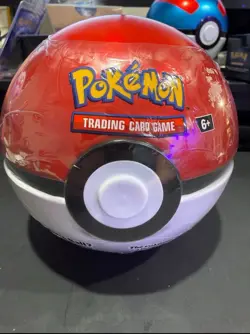 Pokemon TCG PokeBall Tin Brand New Factory Sealed 3 Booster Packs Inside - Image 1