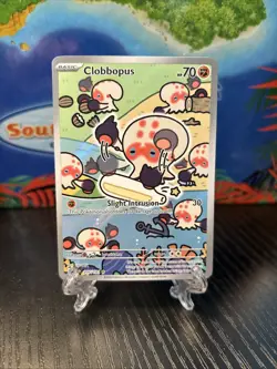 Pokemon Clobbopus 207/191 Surging Sparks Scarlet & Violet Illustration - Image 1