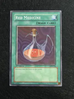 Yugioh - Red Medicine - Common LOB-054 - 1st Edition - LP - Image 1