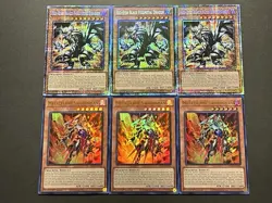 Red-Eyes Black Fullmetal Dragon | Starlight Rare + 3x Flame Swordsman | YuGiOh! - Image 1