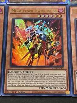 Red-Eyes Black Fullmetal Dragon | Starlight Rare + 3x Flame Swordsman | YuGiOh! - Image 5