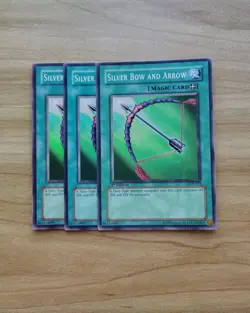 Yu-Gi-Oh - Silver Bow And Arrow 3X - Full Playset - Image 1