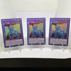 Yugioh Blue-Eyes Tyrant Dragon 25LP-EN019 Ultra Rare Playset - Image 1