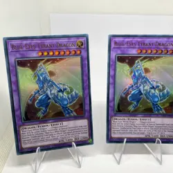 Yugioh Blue-Eyes Tyrant Dragon 25LP-EN019 Ultra Rare Playset - Image 3