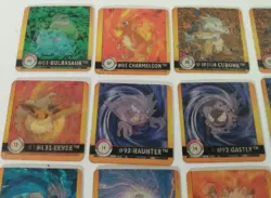 Pokemon, 3D Action Flipz, Artbox 1999 Nintendo CCG Game Card, set of 26 - Image 4