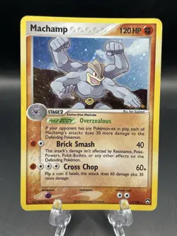 Pokemon TCG English Card ex Power Keepers Machamp 11/108 Holo Rare MP - Image 1