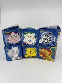 Pokemon 23K Gold Plated Cards Limited Edition FULL Set of 6 Burger King 1999 - Image 2