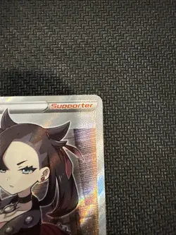 Pokemon Marnie Full Art Holo Ultra Rare Card 200/202 Sword & Shield Base Set - Image 4