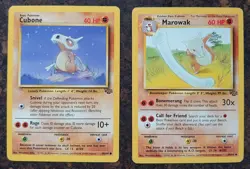 Marowak 39/64, Uncommon, Jungle, Unlimited, Pokemon Card + Cubone 50/64, Common - Image 5