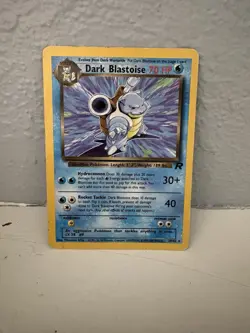 Pokemon TCG Dark Blastoise 20/82 Rare Non-Holo Card Team Rocket Unlimited - Image 1