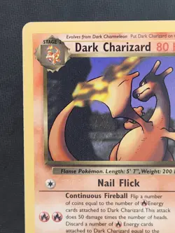 Dark Charizard 21/82 Pokemon Team Rocket Non Holo Rare WOTC Pokemon TCG Card - Image 3