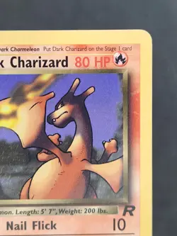 Dark Charizard 21/82 Pokemon Team Rocket Non Holo Rare WOTC Pokemon TCG Card - Image 4