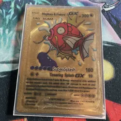 Magikarp And Wailord GX Gold Foil Rare Pokemon Fan Card - Image 1