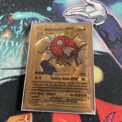 Magikarp And Wailord GX Gold Foil Rare Pokemon Fan Card - Image 2
