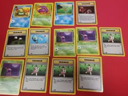 Lot of 13: Fossil 1st Edition Pokemon TCG Cards - Lot #32 - Image 2