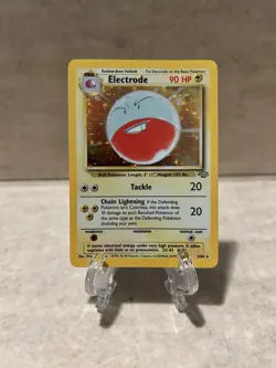 Pokemon 1999 vintage Electrode Holo Rare Jungle Card 2/64 - Image 1