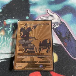 M Umbreon GX Gold Foil Rare Pokemon Fan Card !! - Image 1