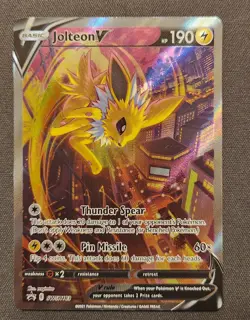 Jolteon V SWSH183 SWSH: Sword & Shield Promo Cards Holo - Image 1