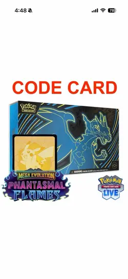 Mega Charizard X Ex Ultra-Premium UPC Code Card -Pokemon TCG Live *DIGITAL* - Image 1