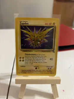 Zapdos 30/62 Fossil Rare Non Holo 1999 Vintage Pokemon TCG Card Unlimited NM/LP - Image 1