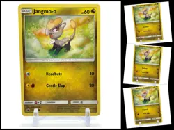 Pokemon Sun & Moon Crimson Invasion 75/111 Jangmo-o 4X Mint/NM 4 Card Playset X4 - Image 1