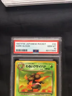 Pokemon Cards: Japanese Team Rocket Uncommon: Dark Gloom 44 PSA 10 - Image 3