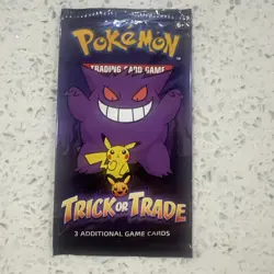 2022 Pokemon Card - Trick or Trade - Halloween - 3 Card Booster Pack - Image 1