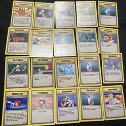 Lot of 20 Vintage Trainer Pokemon Cards WOTC - Image 1