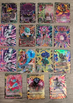 (15 Ct Lot) Super Rare ONLY Dragon Ball Super Masters CCG Card Game TCG SR Rare - Image 1