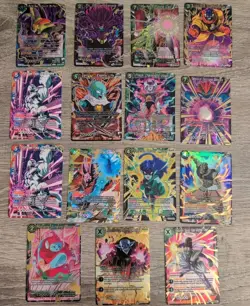 (15 Ct Lot) Super Rare ONLY Dragon Ball Super Masters CCG Card Game TCG SR Rare - Image 2