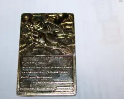 1999 Burger King Pokemon Charizard Nintendo 23K Gold Plated Trading Card - Image 2