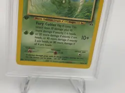 2001 POKEMON NEO DISCOVERY Trading Card SCYTHER #46/75 1ST EDITION graded PSA 8 - Image 4